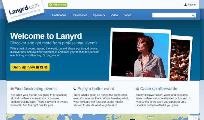 lanyrd conference events website community