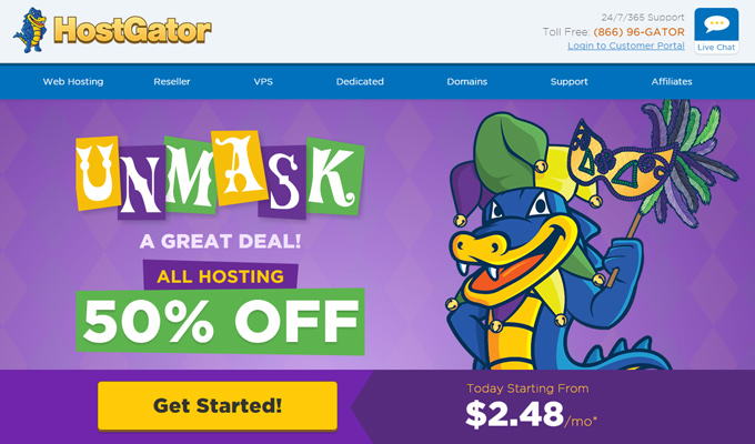 hostgator deal signup page discount