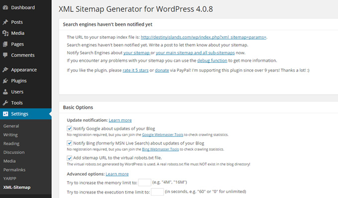 xml sitemap google plugin wordpress