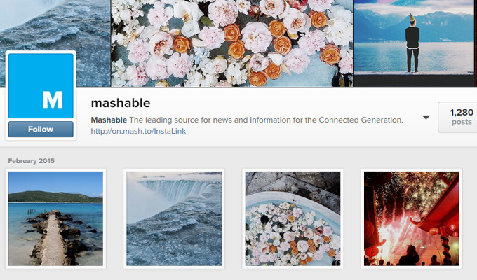 instagram profile page social photos