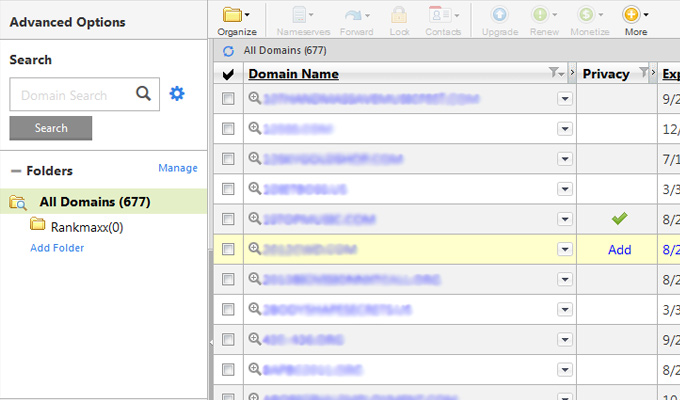 godaddy domains list updating nameservers